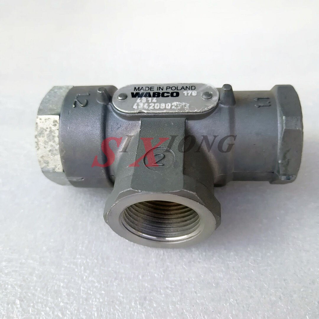 4342080290 wabco ventiler dubbel backventil tvåvägsventil för man
