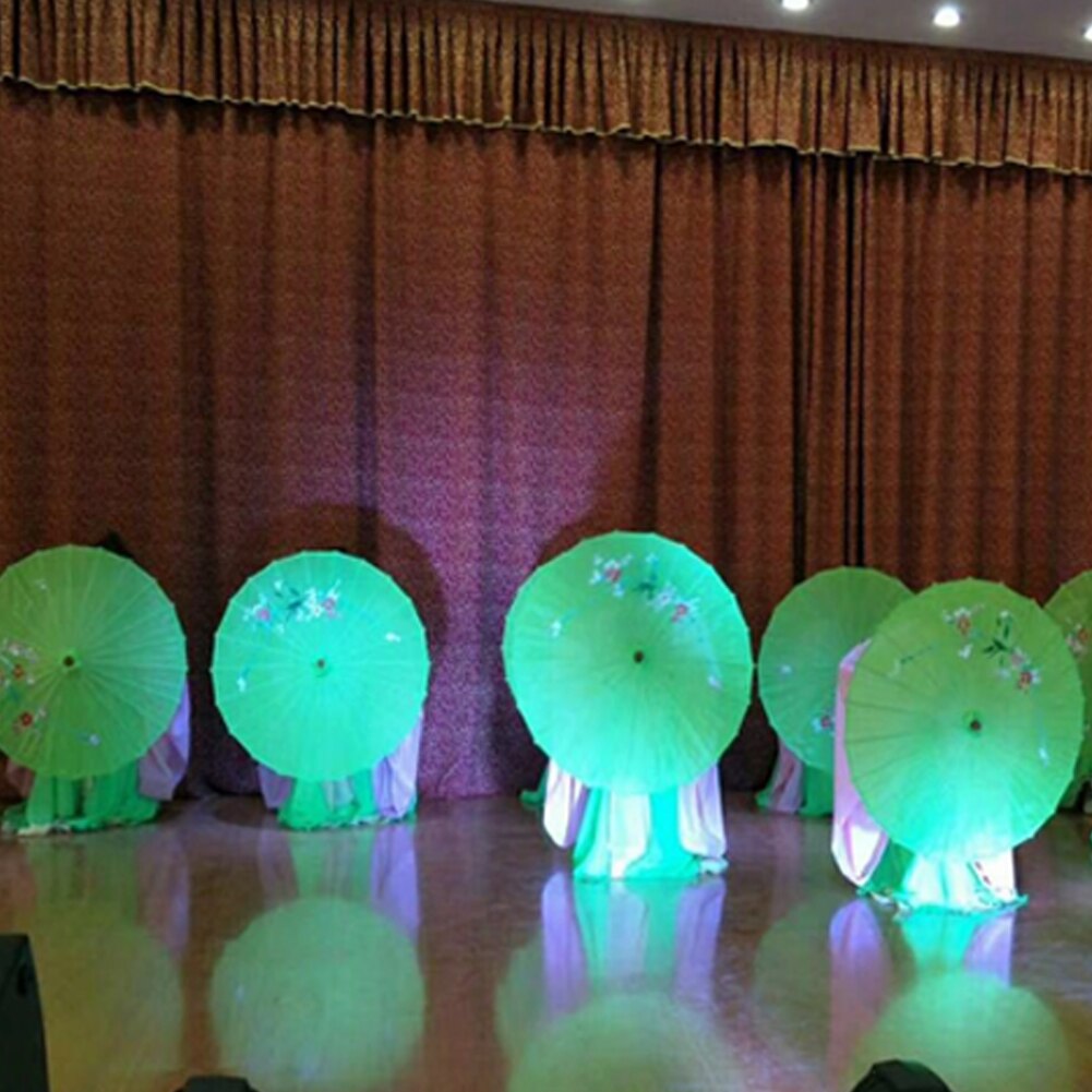 Paraguas de seda clásica china para mujer, paraguas decorativo de baile antiguo, accesorios de paraguas de danza de papel al óleo de estilo chino