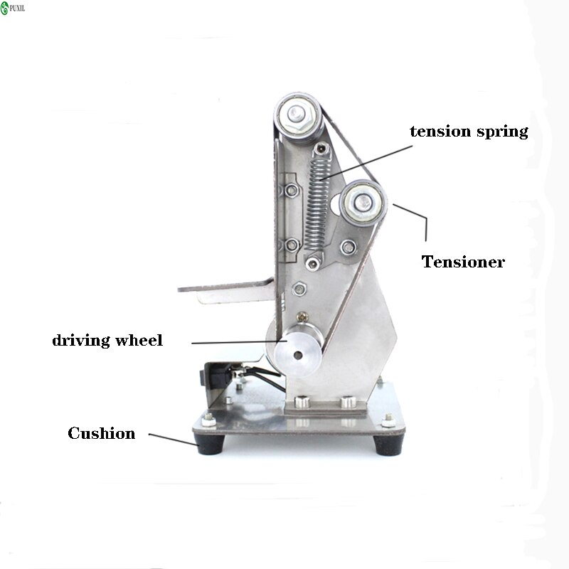 Belt Grinding Machine Small DIY Polishing Machine Multifunctional Sanding Belt Machine Table Belt Sander Cutter Edges Sharpener