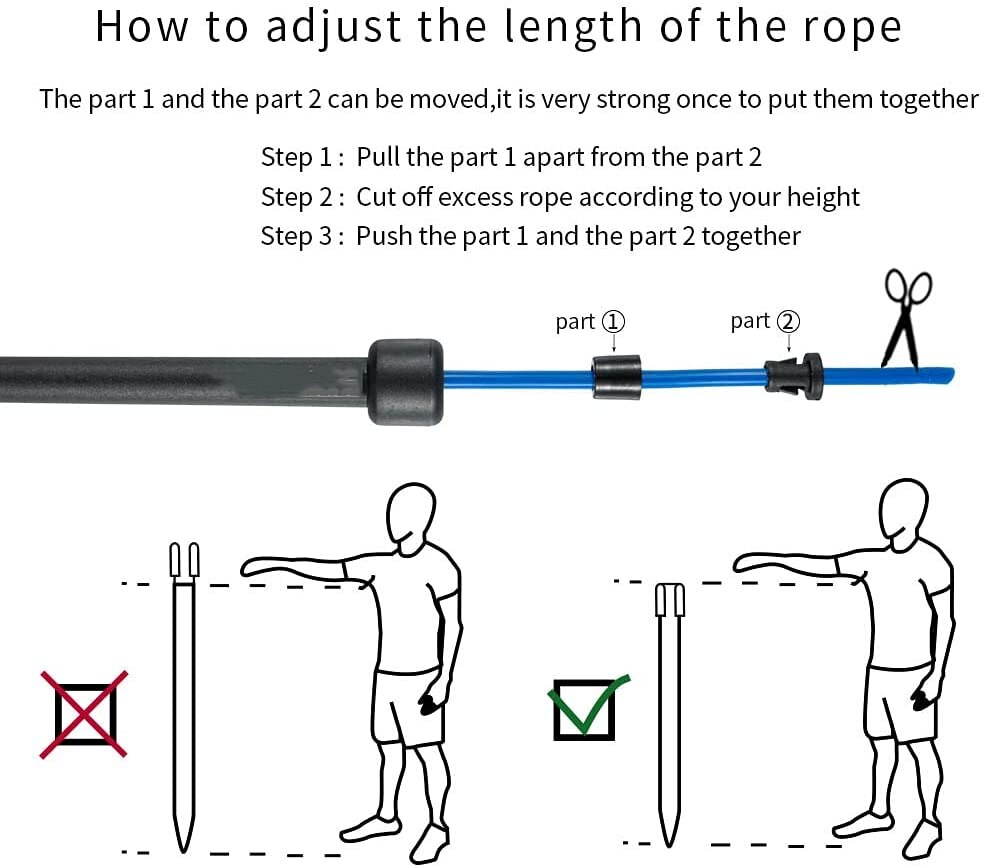 Fitness Jump Rope Adjustable Jump Ropes Skipping Rope Speed Jumping Rope Lightweight for Burning Exercises MMA Training Boxing