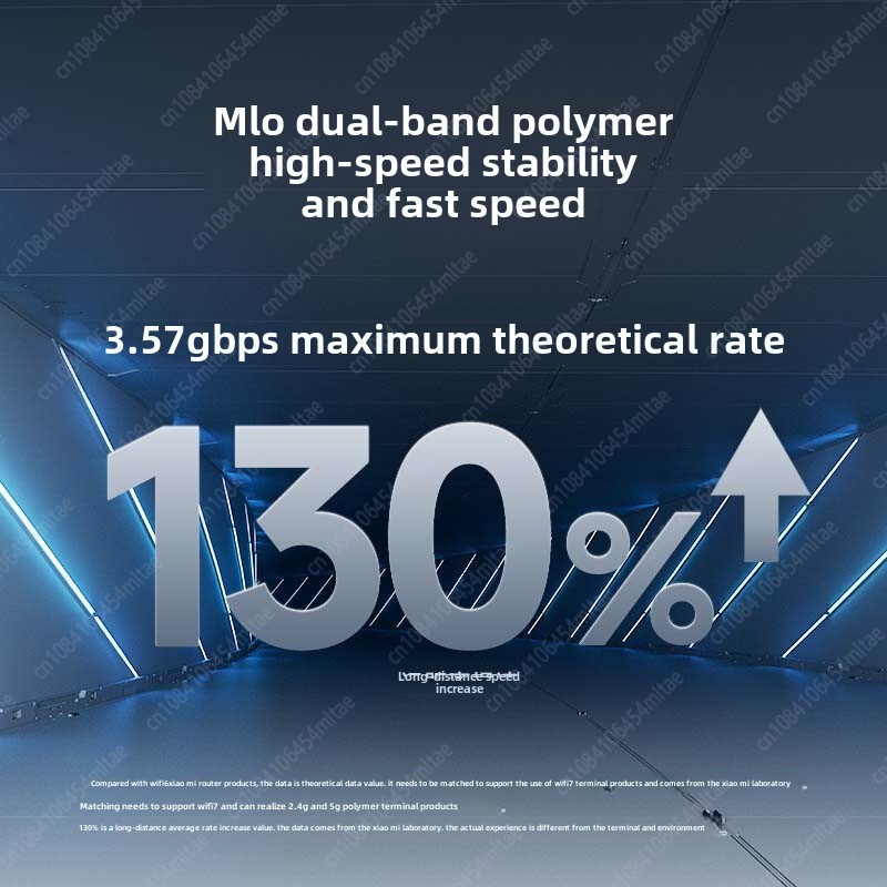 Xiaomi Router BE3600 WiFi7 Duan Bands 2.4/5GHz 160Mhz 3570Mbps Mesh Networking Gaming Acceleration 2.5G Ethernet Port