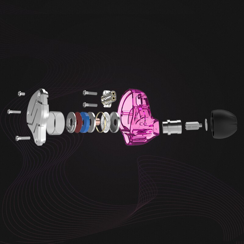 KZ ZSN 1DD 1BA Hybrid w ucho słuchawka hi-fi muzyki basowej gamingowy zestaw słuchawkowy wymienny kabel KZ ZST ZSTX ZSNPRO X ZS10 PRO DQ6 EDX
