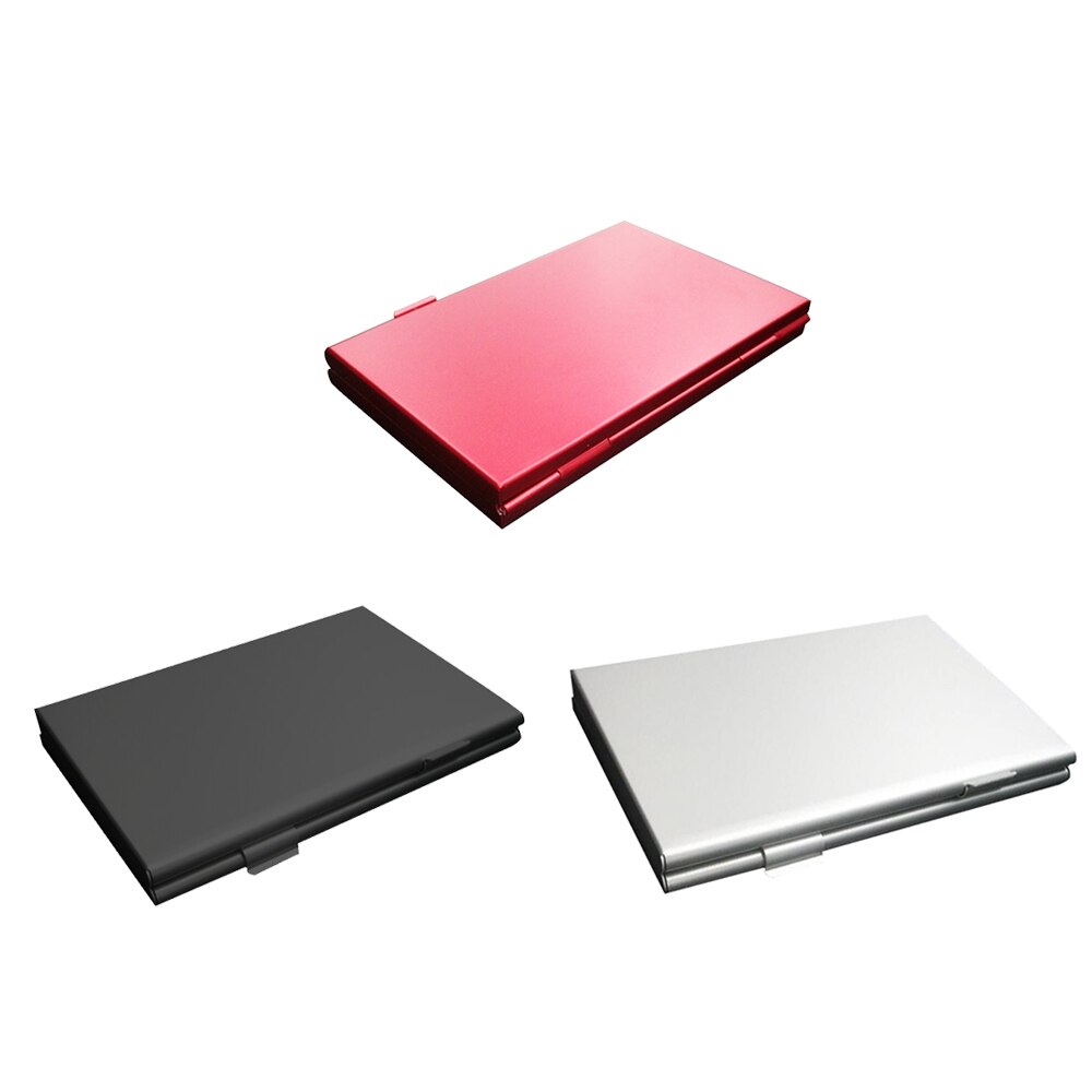 6 SD card Silver Aluminium Alloy EVA Micro for SD MMC TF Cards Storage Box Case Memory Card Storage Box