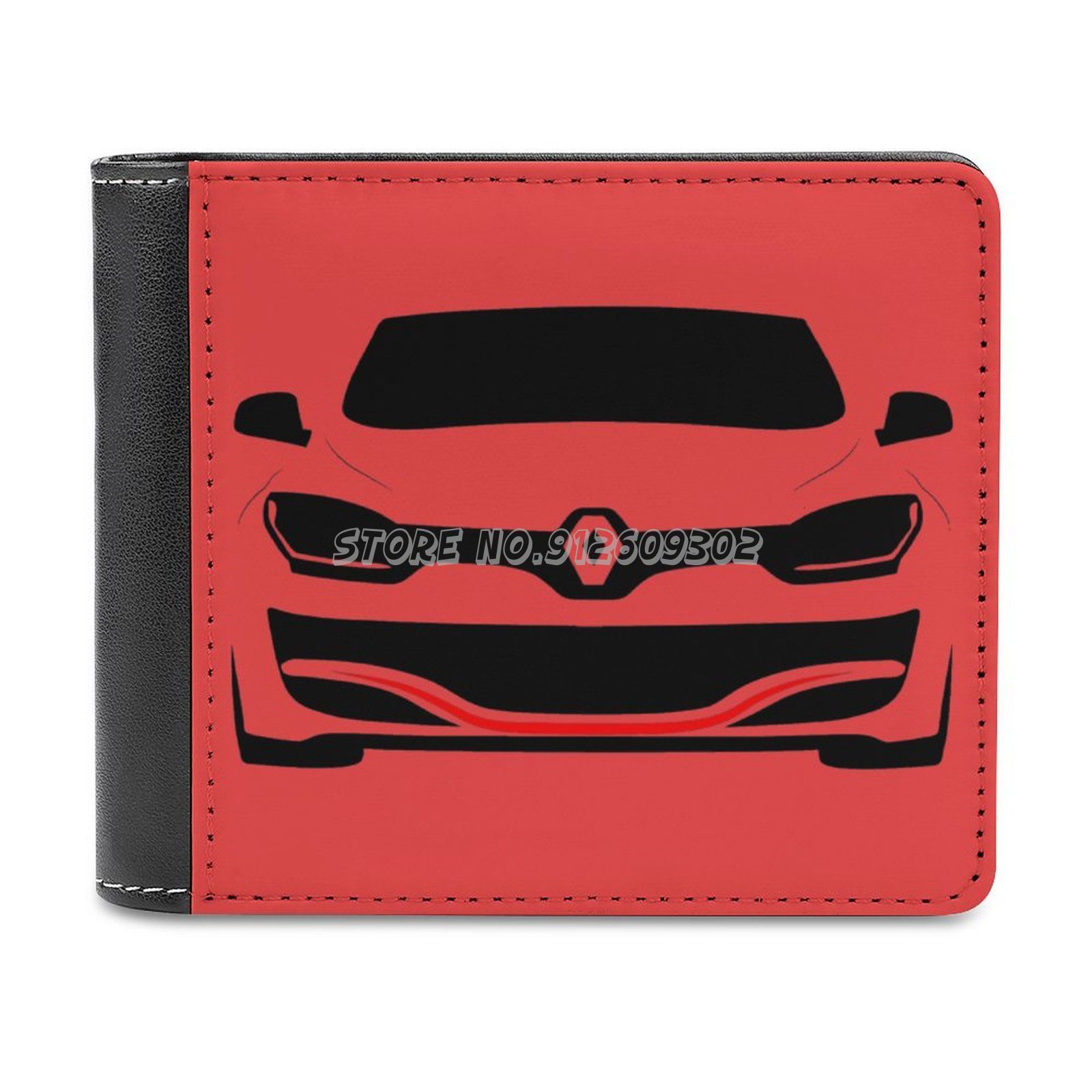 Porta carte di credito porta carte di credito portafoglio di lusso Megane R trofeo Megane RS Sport auto sportive: Default Title