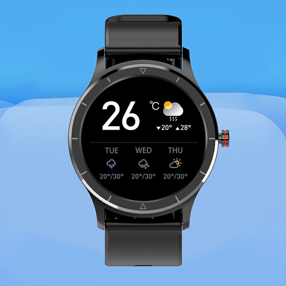 MISTEP ZM08 Men's Full Touch Screen Smart Watch IP67 Waterproof Blood Pressure Heart Rate Sports Fitness Tracker for Android iOS