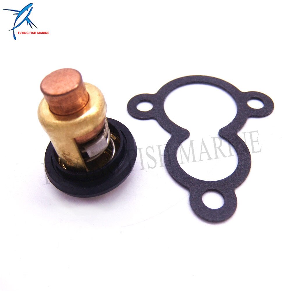 66M-12411-01 66M-12411-00 Thermostat und 67D-12414-A0 68D-E2414-A0 Dichtung für Yamaha 4hp 5hp 6hp 4-Hub F4A F4B F5A F6C