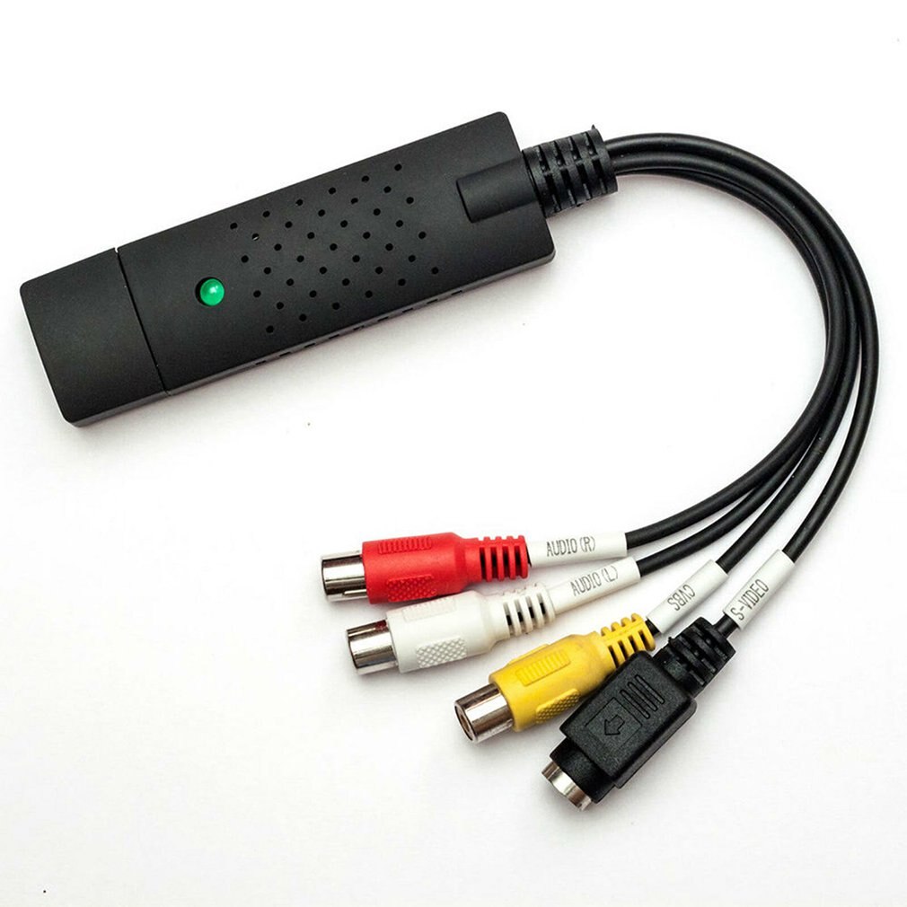 Exquisitamente Durable Usb Easycap 2,0 Audio de Tv Video Vhs a Dvd Pc Hdd Adaptador convertidor de tarjeta de captura/