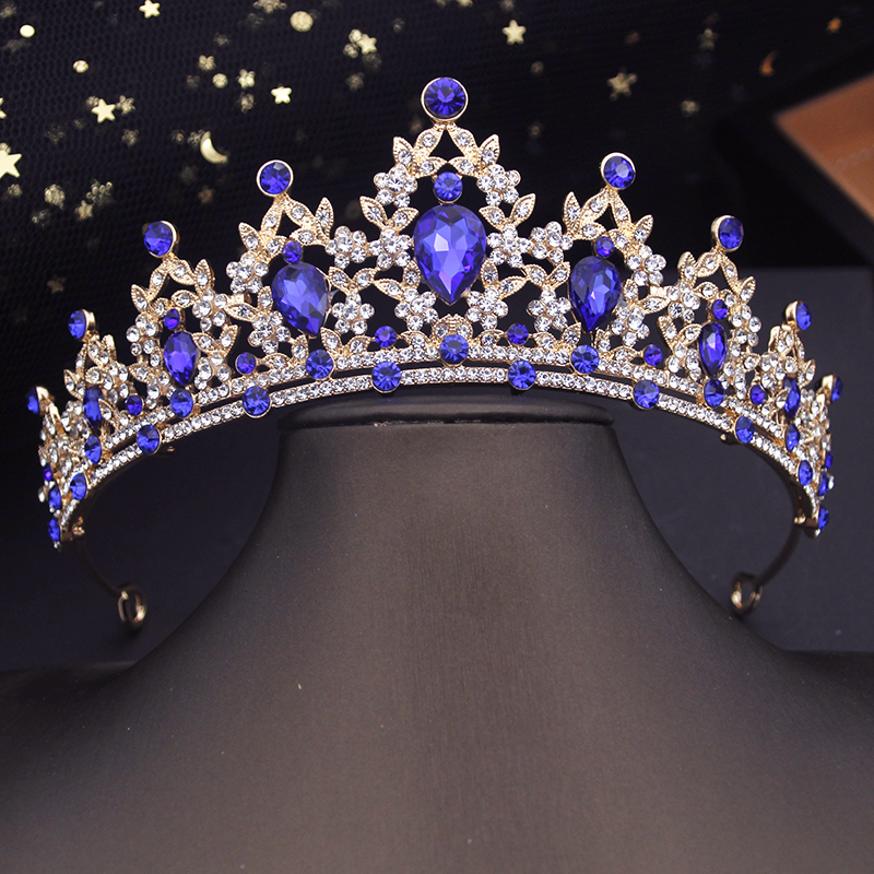 Princess Crown Small Tiaras Headdress Party Birthday Diadem Bridal Wedding Dress Hair Jewelry Accessories: ROSE GOLD COLOR