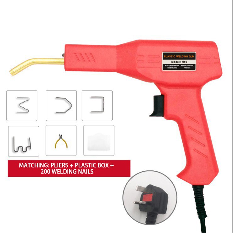 Lassen Machine Plastics Lassers Garage Gereedschap Nietmachines Machine Nietje Pvc Repareren Machine Auto Bumper Reparatie Lassen Tool: Oranje