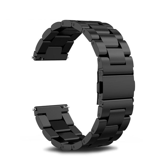 Rustfritt stål klassisk armbånd klokkebånd stropper og verktøy rem 24mm til suunto 9 baro suunto  d5 spartansk sport håndledd hr/baro: Svart