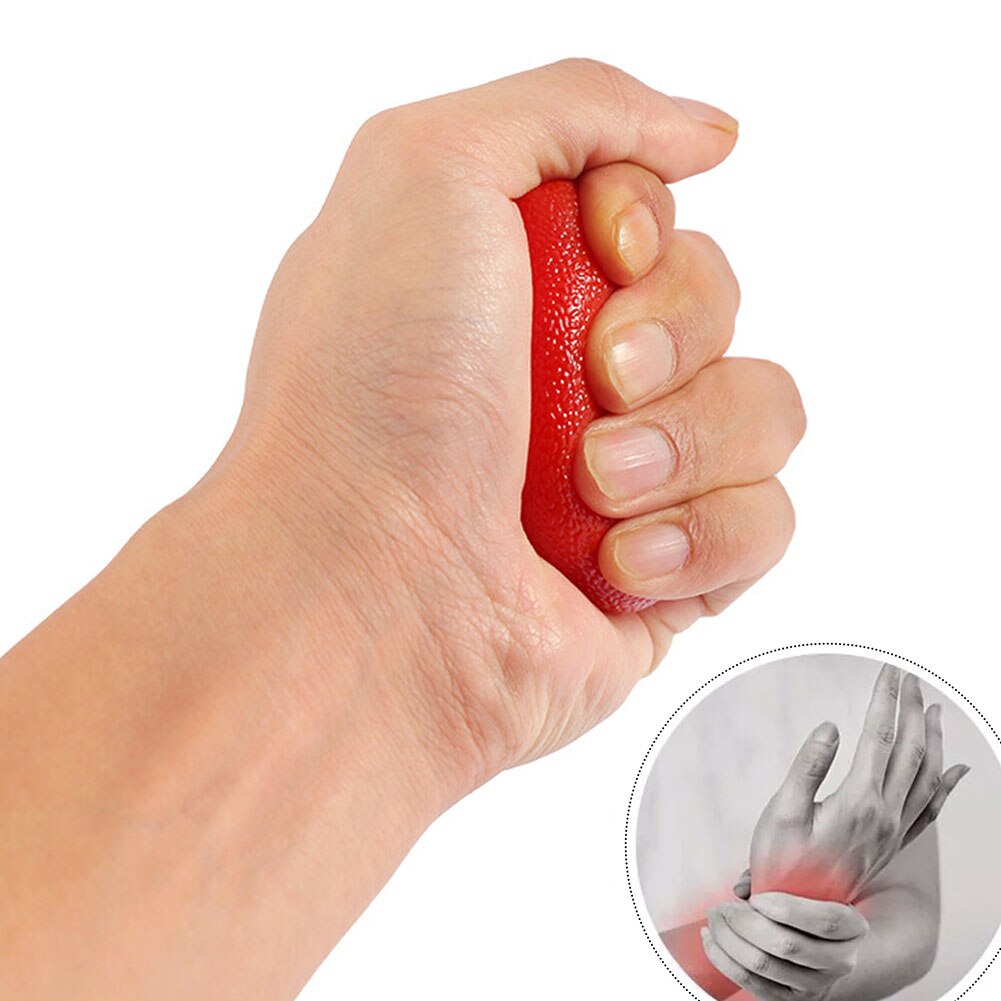 Bola de silicona para agarre de mano, expansor de mano para acondicionamiento físico, ejercitador de músculos pesados, entrenador de recuperación