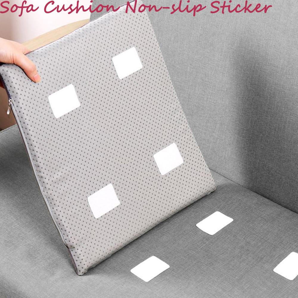 5 Pairs Non-Slip Rug Grippers Self Adhesive Carpet Anti Skid Corners Pad Sofa Cushion Anti Curling Double-sided Magic Sticker