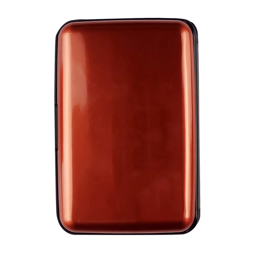 Heren Kaarthouder Heren Waterdicht Zaken ID Credit Card Wallet Plastic Pocket Case #20: Orange 