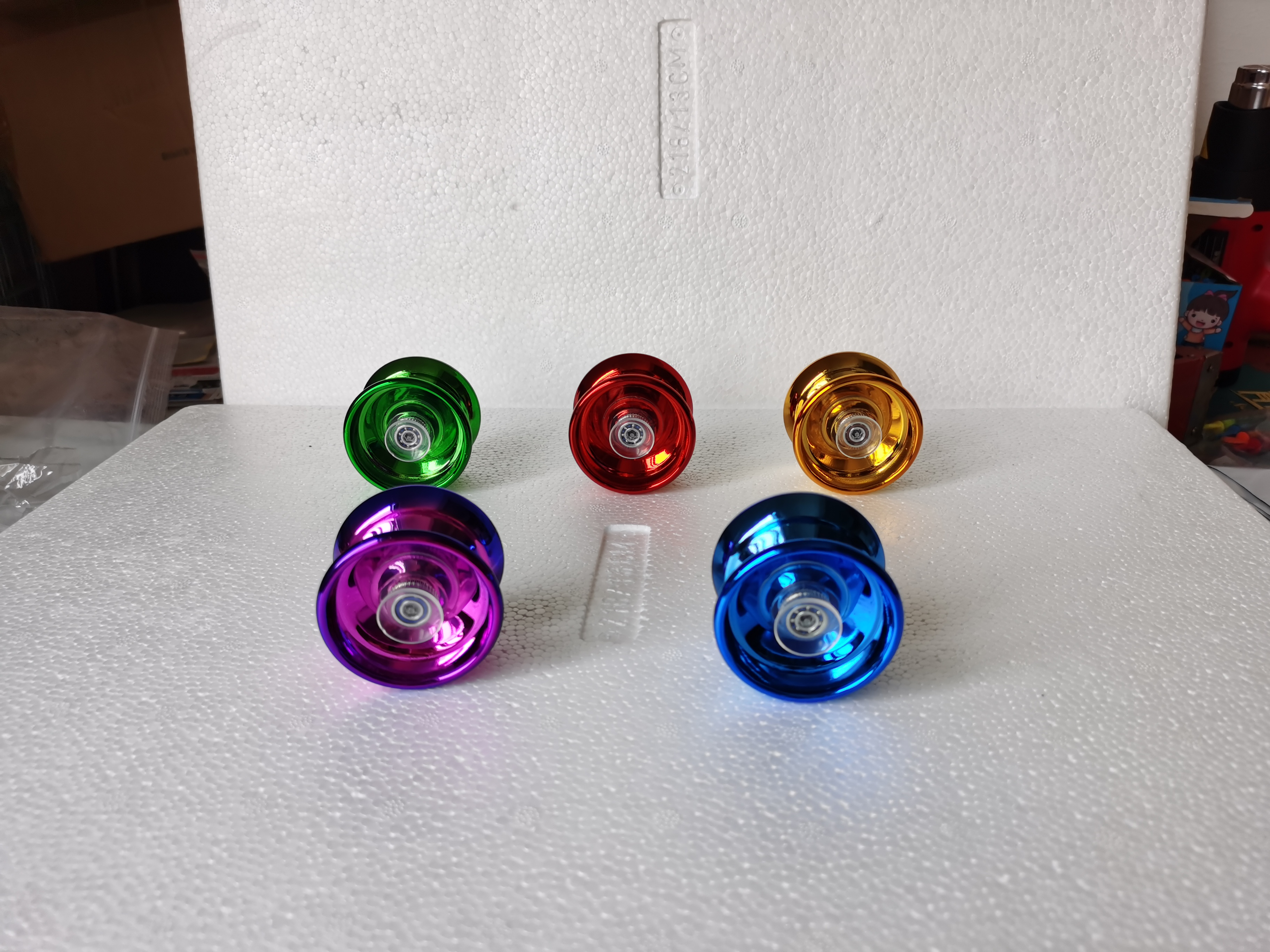 Palla Yoyo professionale in metallo e alluminio per bambini principianti, Yoyoball competitivo, Yoyoyoball per bambini adulti con accessori