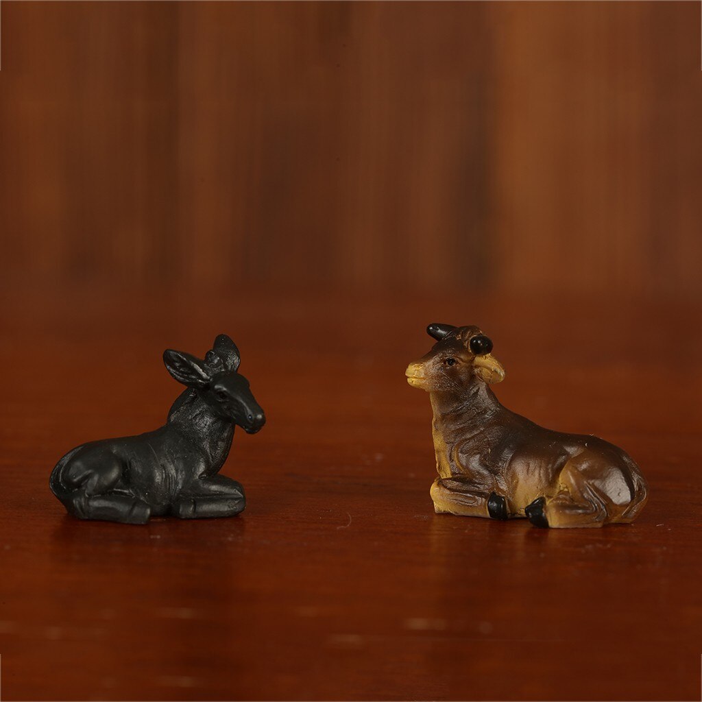 Elegante Profiel Kerststal, Omvat Heilige Familie Hars Decoratieve Figuren, Kerst Woondecoratie Cadeau #35