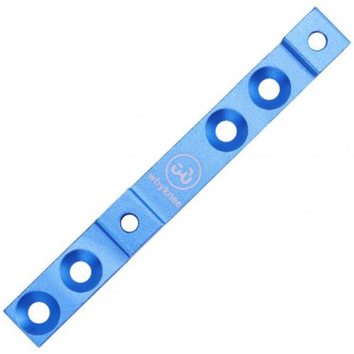 Fiets Fles Houder Adapter Stabiliteit Anti-Oxidatie Levendige Kleur Fiets Bidonhouder Gat Positie Richter Voor Fiets: Blue 4 Hole