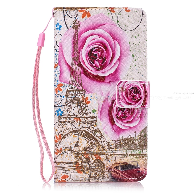 Funda de cuero con tapa para Huawei, carcasa suave tipo billetera para Huawei Y5 II 2 Y5II / Y6 ii Compact CUN-U29 CUN-L21, Honor 5A CUN-L01 CUN U29 L21
