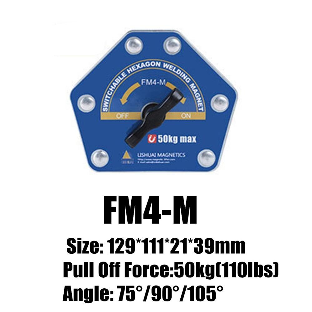 Multi-winkel Schweißen Magnet Magnetischer Halfter Pfeil Klemme 45 ° /90 °/ 135 ° für Schweißen Magnet 55LBS 110LBS 165LBS Eisen Werkzeuge: FM4-M mit switch