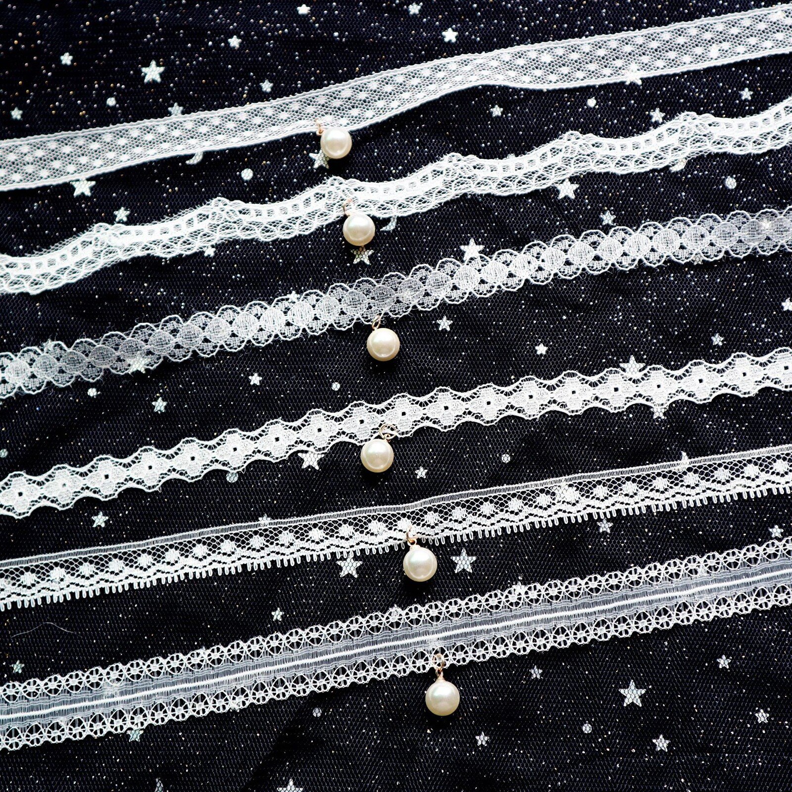 Romantic White Lace Choker Necklace Jewelry For Women Girlfriend Bride Wedding Birthday Party Jewelry Accessories 30cm long