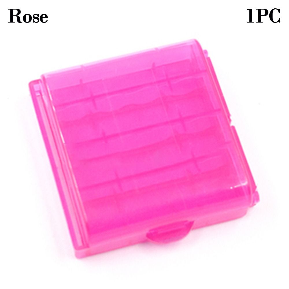 Caja de almacenamiento de batería para AAA/AA/18650, contenedor de batería de plástico duro transparente, organizador resistente al agua y duradero, 10 ranuras: Otros