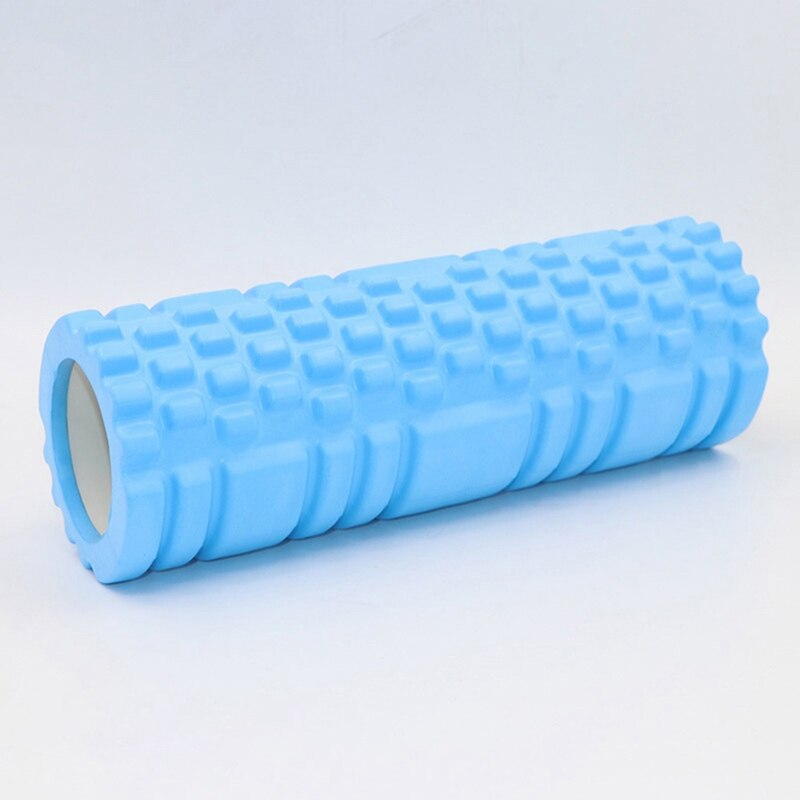 Yoga kolom fitness pilates yoga foam roller blokken trein sportschool massage grid triggerpoint therapie fysiotherapie: Blauw