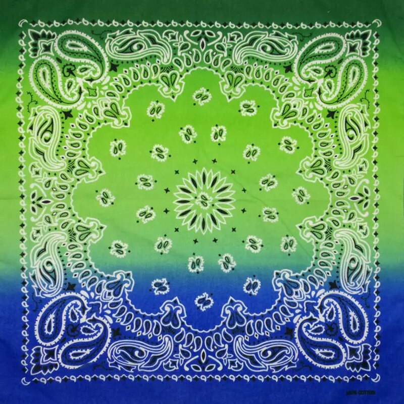 Neue Hüfte hüpfen Baumwolle Mehrfarbig binden Farbstoff Paisley Bandanas Schal Halstuch Headwear Kopftuch Armbinde Bandana Herren Frauen: 33