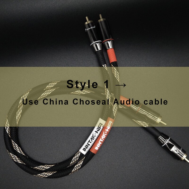 2 Stks/paar 4N-OFC Professionele Audio Grade Rca Kabel/Budweiser Mannelijke Rca Naar Rca Hifi Audio Kabel Voor Versterker Dac tv/0.2M- 5M: Style 1 / 0,75 m