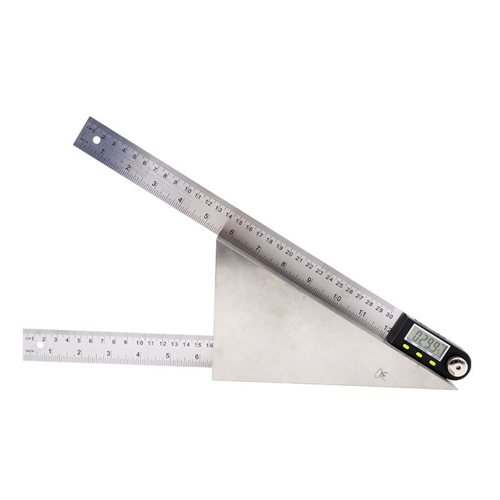 Stainless Steel 200mm Digital Protractor Inclinometer Electronic Angle Ruler 360 Degree Goniometer Finder Meter