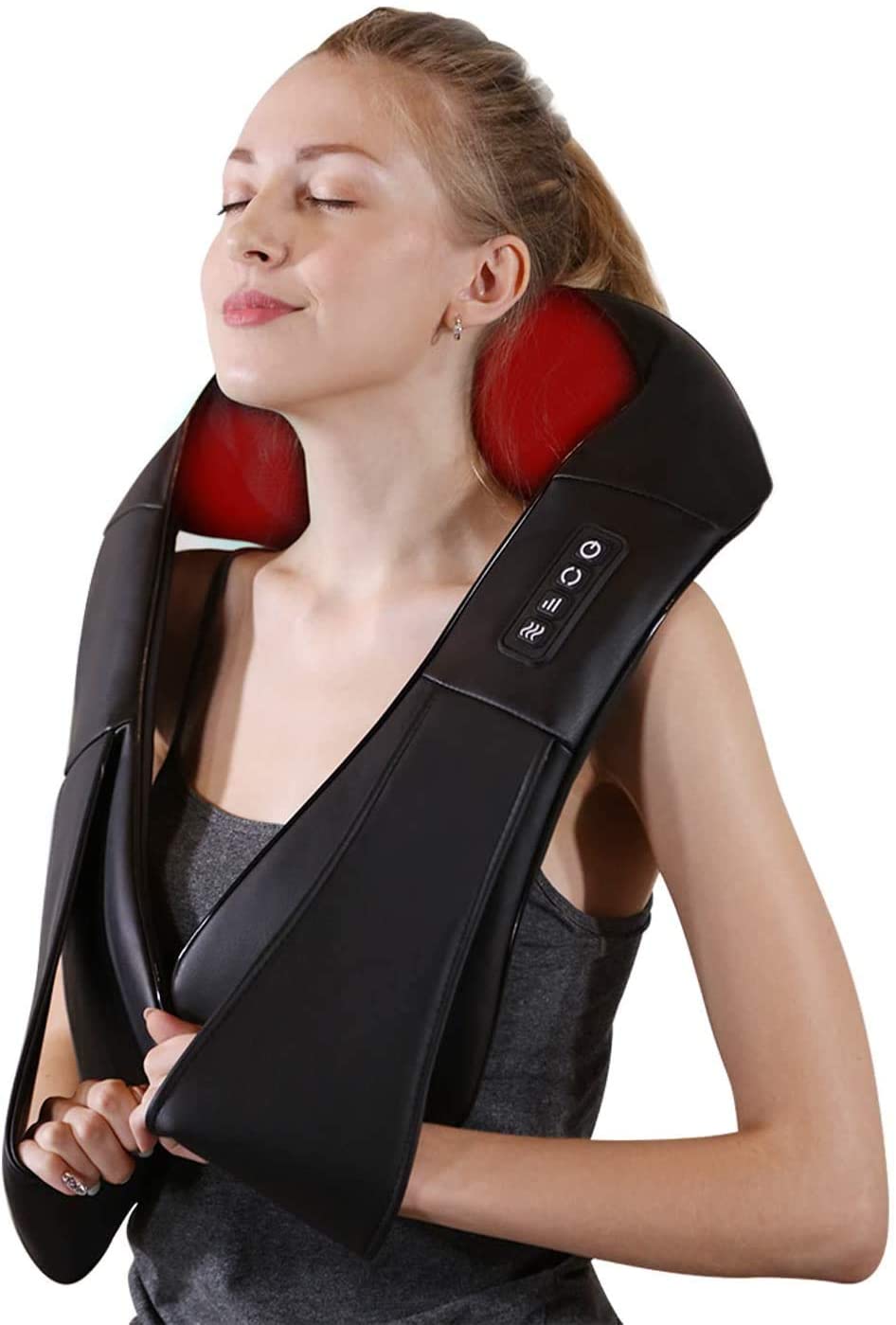 Shiatsu Rug En Nek Massager Met Warmte Diepe Kneden Massage Voor Nek, Rug, Schouder, voet En Benen, Gebruik Thuis, Auto, Kantoor
