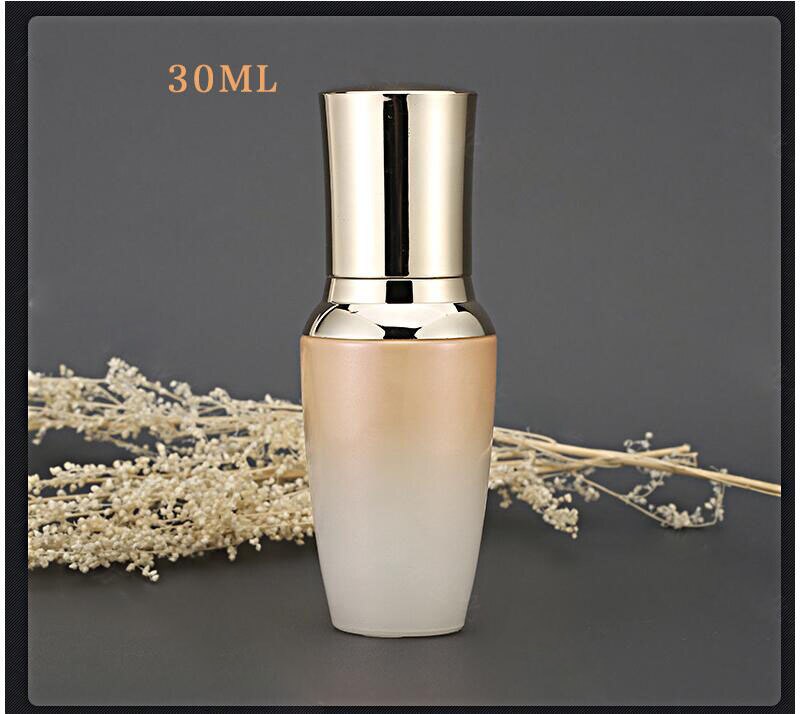 10 stk lotion shampoo kosmetisk creme emulsion pumpehætter flasker genopfyldelige bærbare tomme glasflasker kosmetikbeholder  m79c: 30ml 40 x 115mm