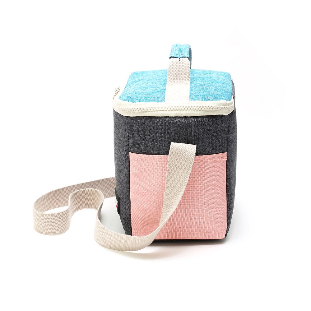 SANNE Mode Thermische Voedsel Picknick Lunch Zakken Koeler Lunchbox Frosted stof Draagbare Multifunctionele lunch Tas