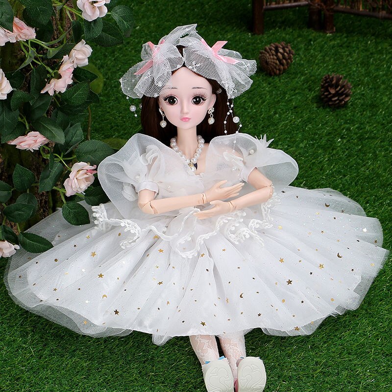 Moda lalka 60cm moda dziewczyna lalki duże oryginalne ręcznie 1/3 lalka pełny zestaw 18 łączona lalka dziewczyny zabawki dla dzieci dzieci prezent