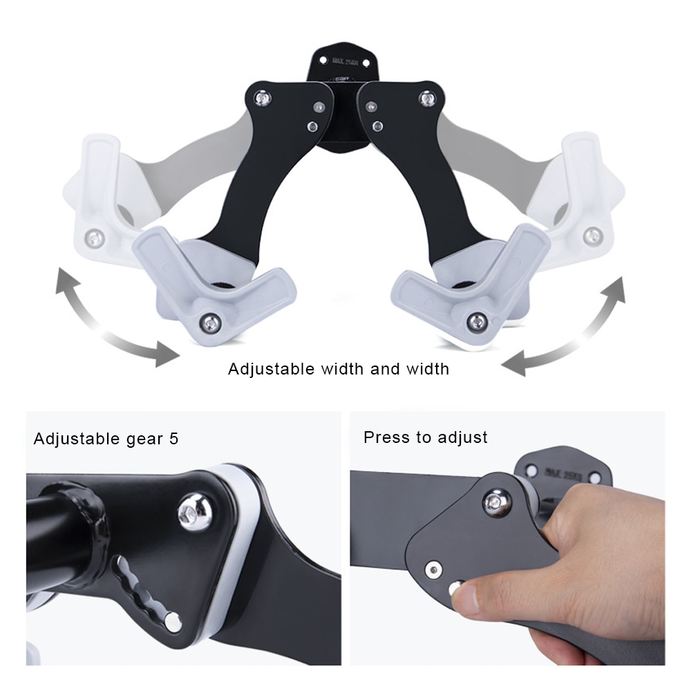 CXWXC Bike Wall Mount Indoor Storage Rack for Road Mountain Folding Bikes Adjustable Bicycle Wall Hanger Parking Rack