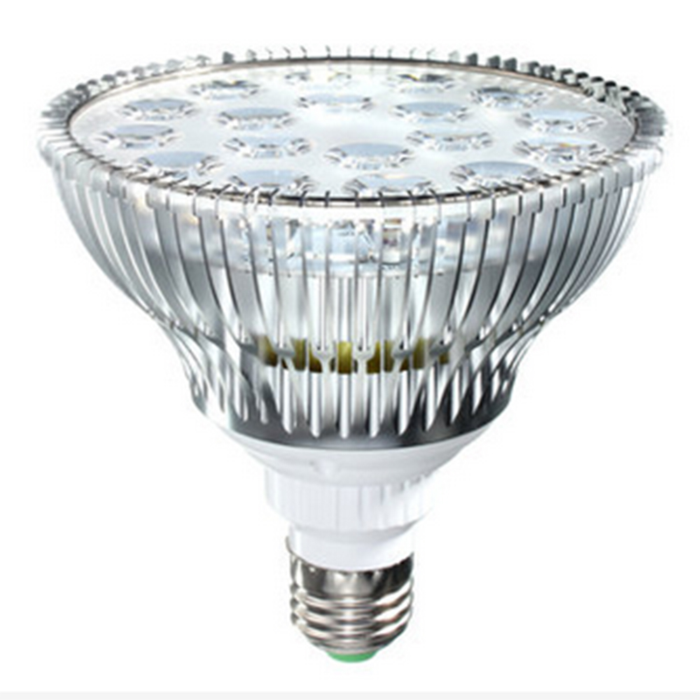 54W LED Aquarium Lamp 12 White 6 Blue E27 LED Coral Reef Grow Light PAR38 LED Aquarium Lights for Saltwater Reef Refugium Tanks