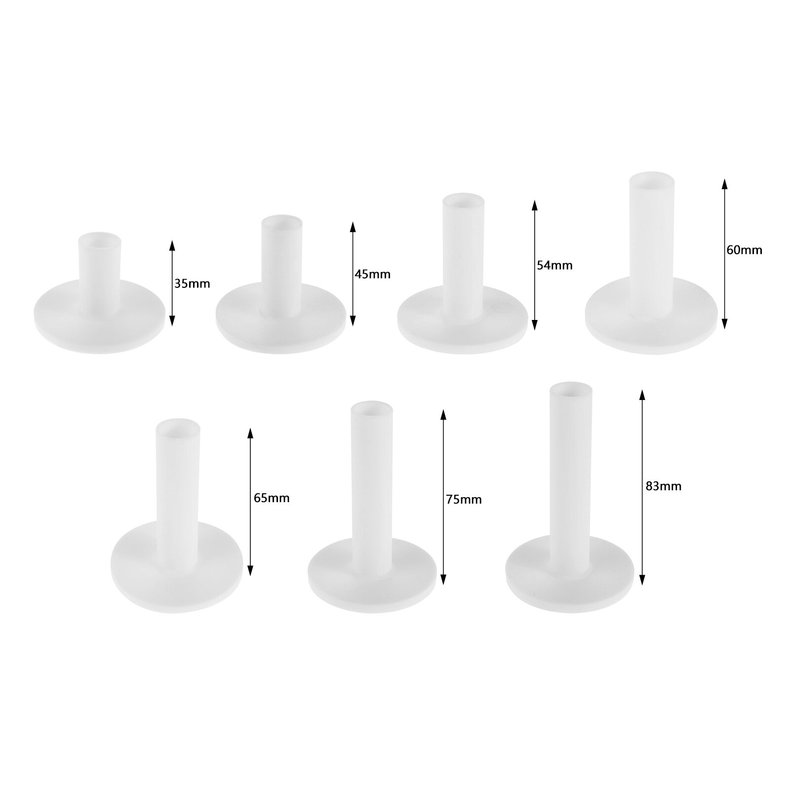 1pc Golf Tee Driving Range Tees Ball Holder for Indoor Outdoor Golf Hitting Mat Practice Accessories Training Tools 7 Sizes