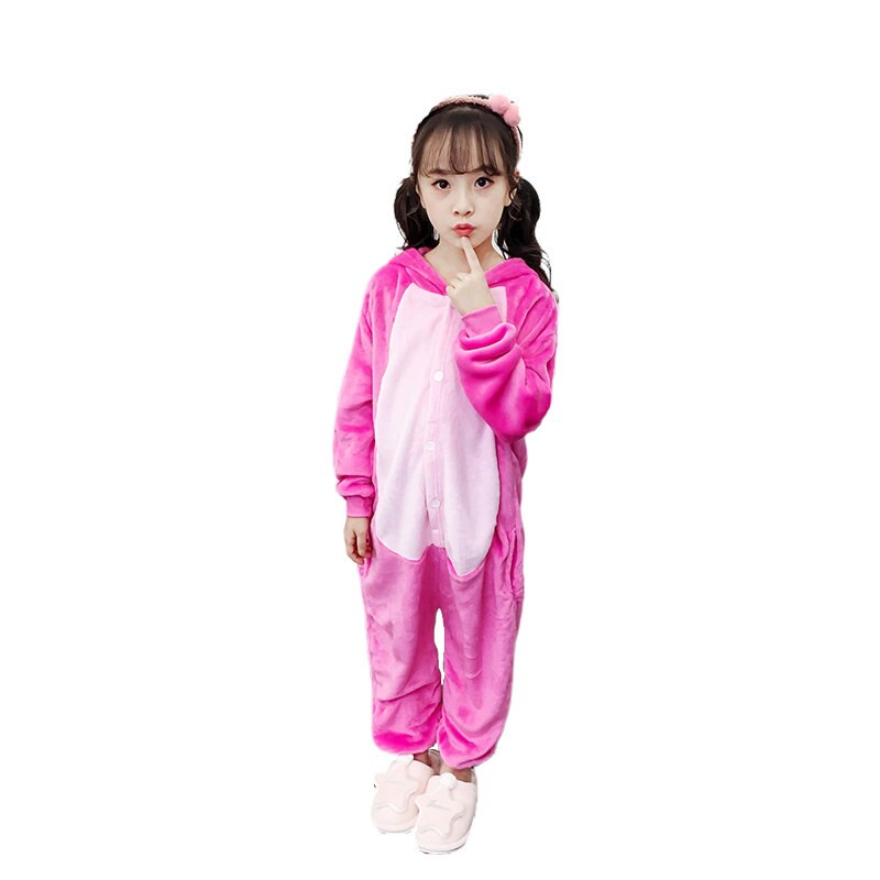 Bata de franela para niños y niñas, adorable mono de animales, pijama de una pieza para niños, cabeza de Animal de caricatura, mantas, bata de baño de: 7