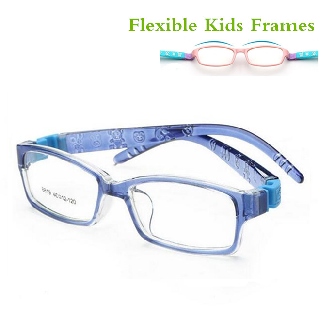 Unbreakable Flexible Safe Myopia Optical Glasses Frame Eyeglasses Kids Frames TR90 Eyewear Frame for children Infant Girls 8819