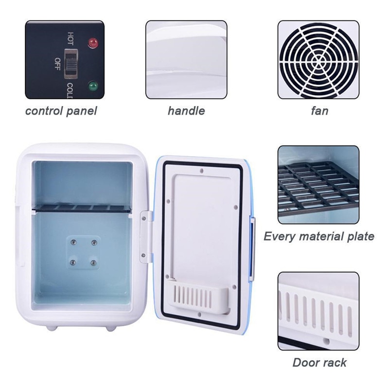 4l usb fryser billig pris sikker bærbar køleskab elbil køleskab mini køleskab bil hjem dobbelt brug