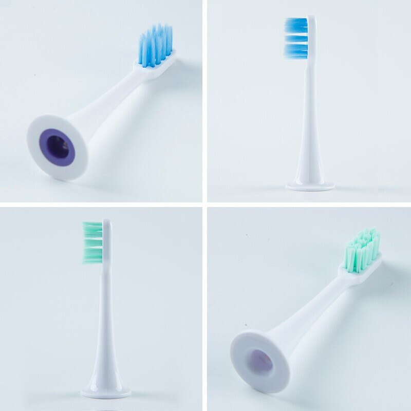 For xiaomi Mijia T300/T500/T700 Sonic Electric Toothbrush Heads Replaceable Refill Nozzles 4 Colors with Anti-Dust Caps 4/20Pcs