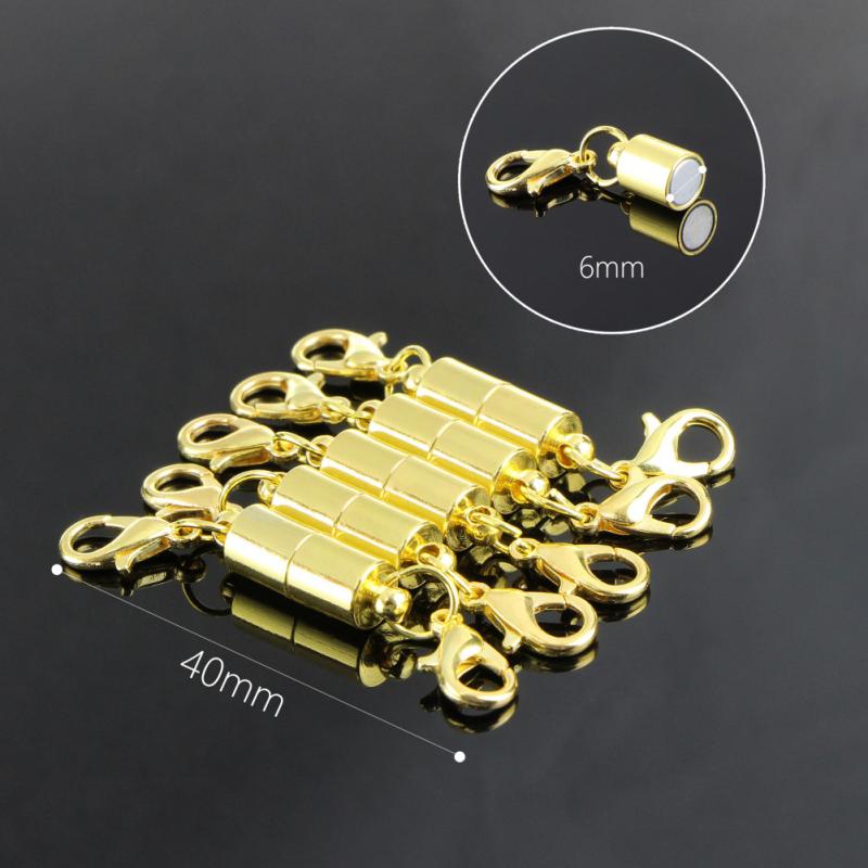 Stainless Steel Lobster Clasps Claw Magnetic Bracelet Clasps Necklace Jewelry Making Findings DIY Accessories