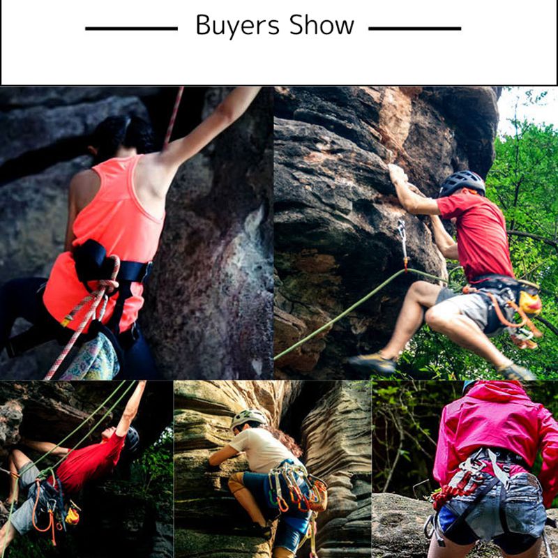 Working Aloft Thickness Climbing Rock Harness Adjustable Half Body Protection Belt Climbing Harness Waistband