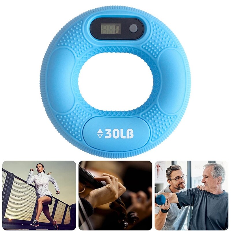 Tellen Grip Kracht Trainer Grip Trainer Siliconen Ringen Vinger Weerstand Oefening Knijper