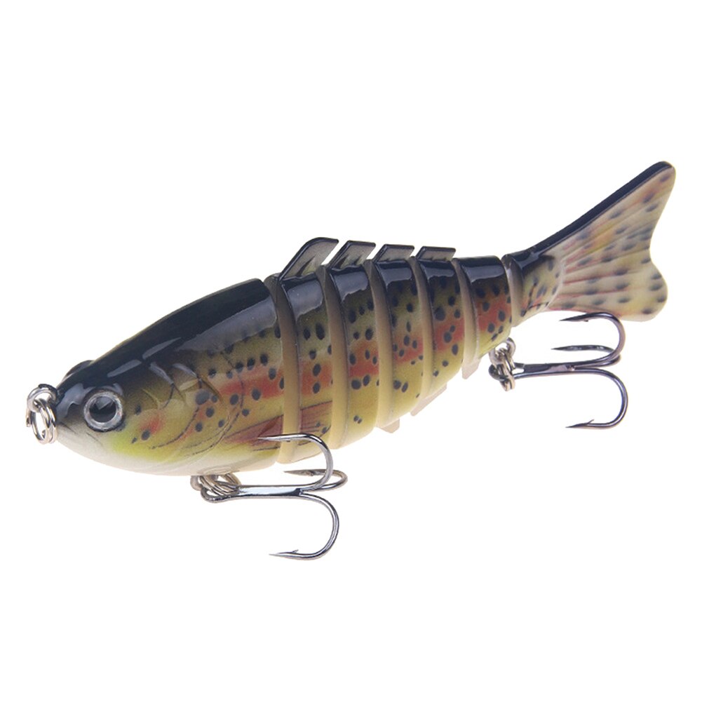 Multi Jointed 10 Cm Levensechte Nep Vissen Lokt Swimbaits Slow Sinking Hard Vissen Lokken DC156: 4
