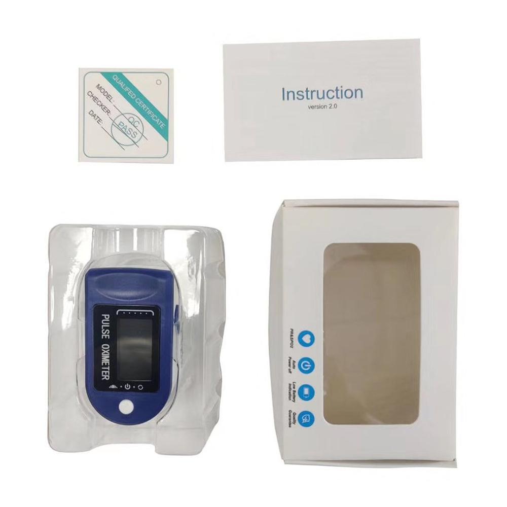 Digital Fingertip Pulse Oximeter OLED Display Blood Oxygen Sensor Saturation SpO2 Monitor Measurement Meter Portable