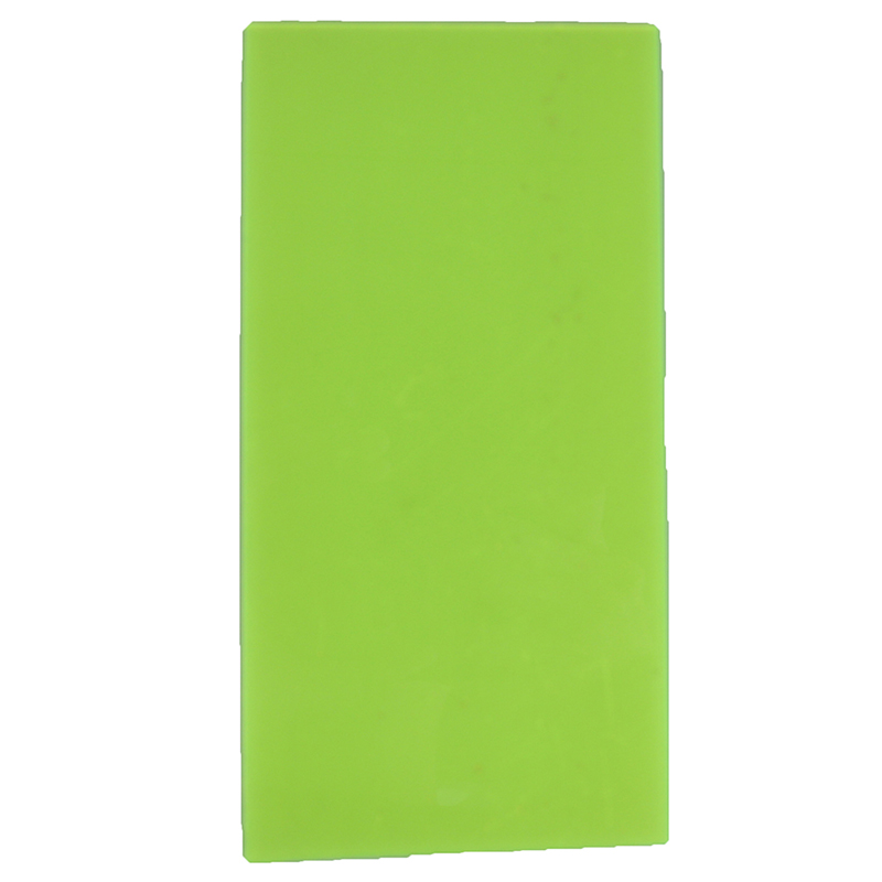 1pc gennemsigtige akryl plexiglasfarvede ark / plexiglasplade / akrylplade sort / hvid / rød / grøn / orange: Grøn