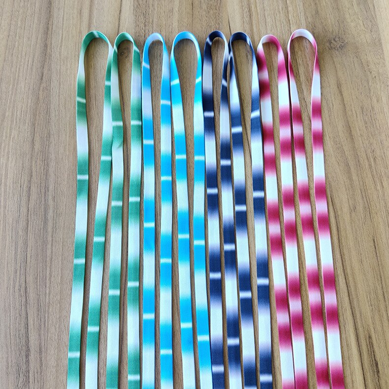 Polyester platte veters kleurverloop veters eenvoudige band