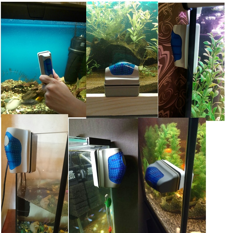 Nettoyeur magnétique pour Aquarium, racloir en verre, outils flottants, nouveauté