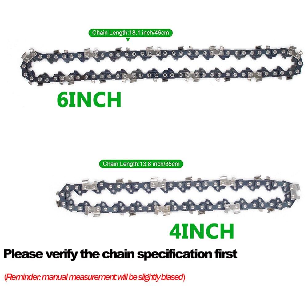1/4 &#39;P 4/6 Inch Chain Guide Elektrische Kettingzaag Ketting Voor Cordless Mini 4/6 Inch Kettingzaag Onderdelen Voor Logging En Snoeien accessoires