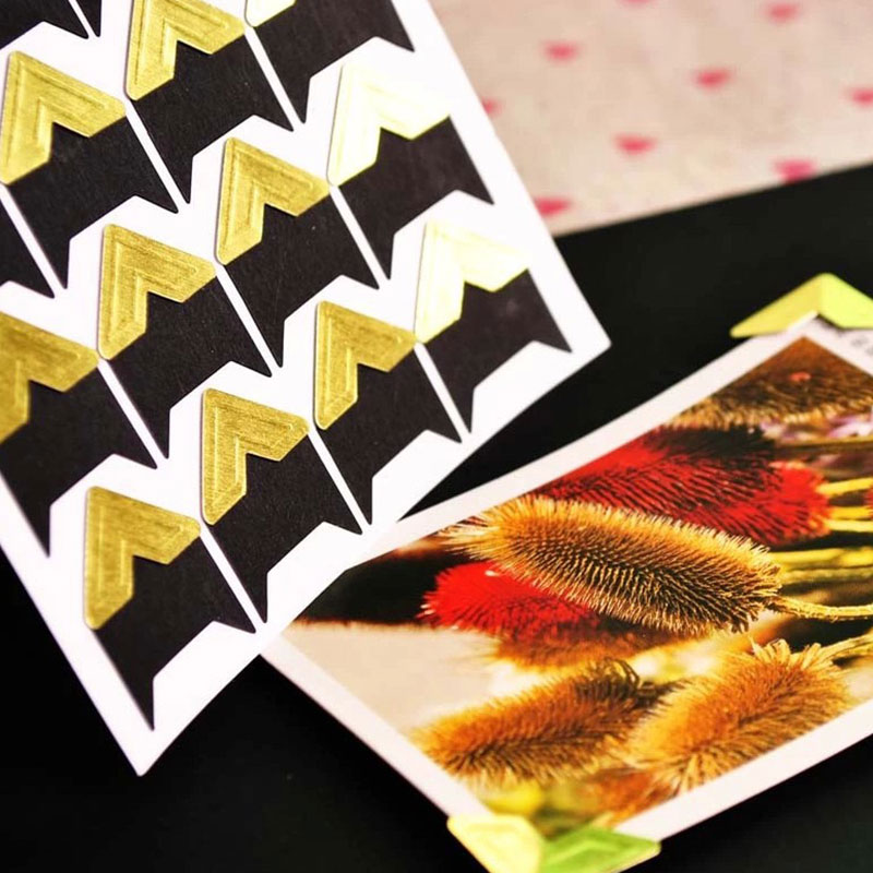 Cadre de décoration Vintage pour bricolage 24 pièces/lot | Autocollants papier populaires pour coin, Scrapbooking pour album Photo, offre spéciale