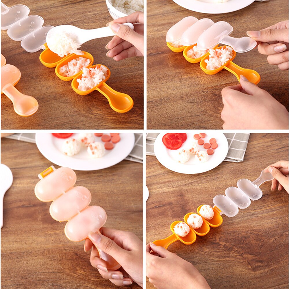 1 sztuk kreatywność ryż warzywa rolki formy potrząsnąć piłka ryż Bento formy DIY robić robienia Sushi Onigiri foremka robić ryżu kuchnia Sushi narzędzie robić robienia